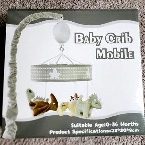 Dinosaur baby crib mobile